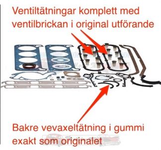 Packningssats till motorn 472 och 500ci Utan insugspackning