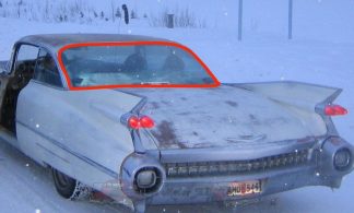 Bakrute List. 2 dörrars Coupe