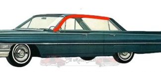 Roofrail lister, taklisterna, tätar mot sidorutorna. 6 window.