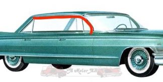 Roofrail lister, taklisterna, tätar mot sidorutorna. 6 window.
