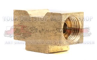 Trevägsnippel 1/4" bromsrör
