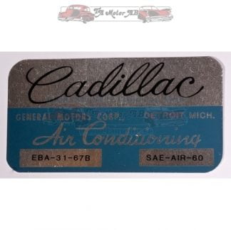 Motorrums dekal A/C kylelement kåpa (Cadillac)