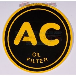 Motorrums dekal, oljefilter