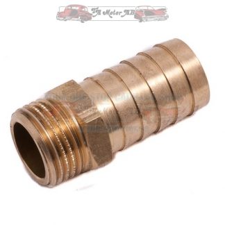 Vattenpumpnippel rak till 3/4"slang  1/2 NPT gänga