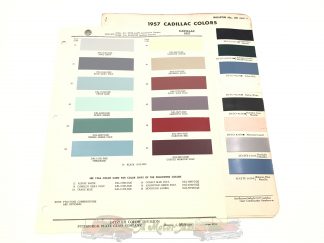 Original Cadillac färgkarta