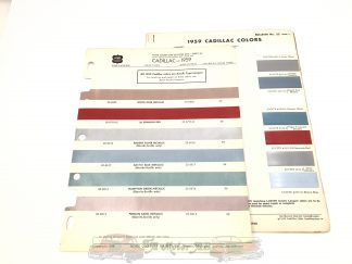 Original Cadillac färgkarta