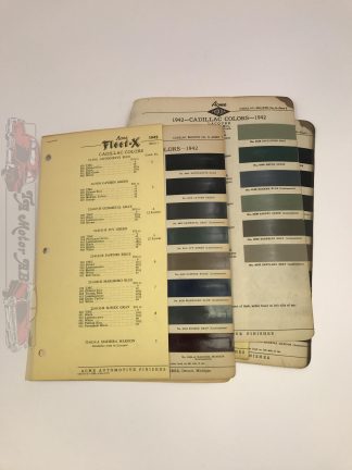 Original Cadillac färgkarta
