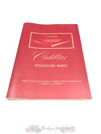 Cadillac Specifikationsbok