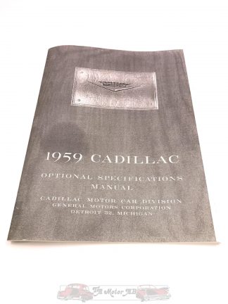 Cadillac Specifikationsbok