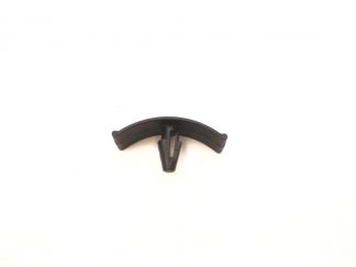 Fjäderklipps universal fyrkantigt i svartnylon, 12,7mm x 38mm