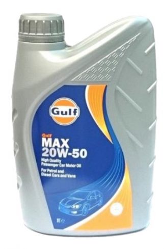Motorolja Gulf 20w-50 En flaska med 1 liter