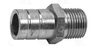 Vattenpumpnippel rak till 5/8"slang  3/8 NPT gänga