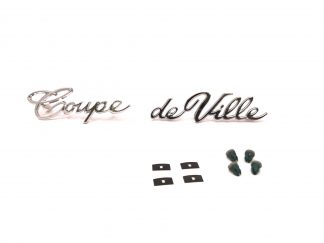"Coupe de Ville" texten på bakskärmarna