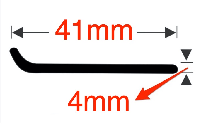 Gummilist, gummiprofil 41mm bred - Kuva 2