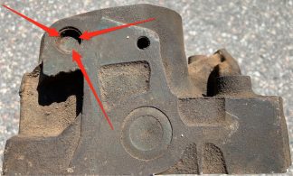 Täckplugg topplock luftpump rör