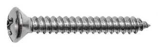 Kromad skruv, försänkt med kullrig skalle. 51,5 x 4,8mm.
