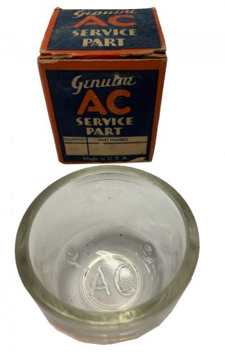 Glaskopp till bensinpumpen. Original Cadillac AC