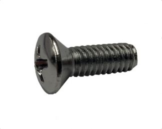 Kromad skruv 8-32 = 4,1mm x 13mm Försänkt, kullrig skalle, krysspår