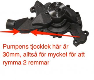 Vattenpump för endast 1 rem. Utförsäljning