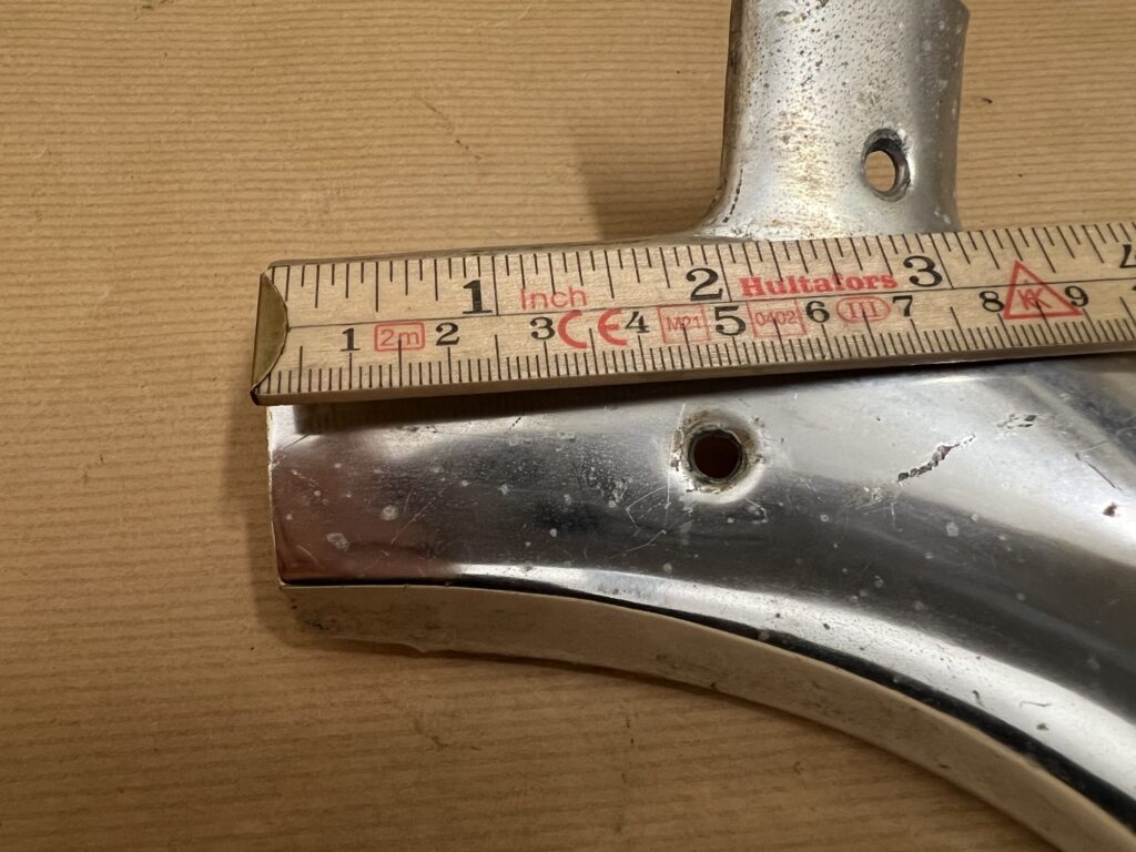 Kromad aluminumpanel A-stolpe, Coupe och flattop ,vänster sida - Kuva 2