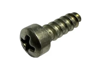 Plåtskruv Nr. 10 = 4,8mm. Hög rak skalle med krysspår.
